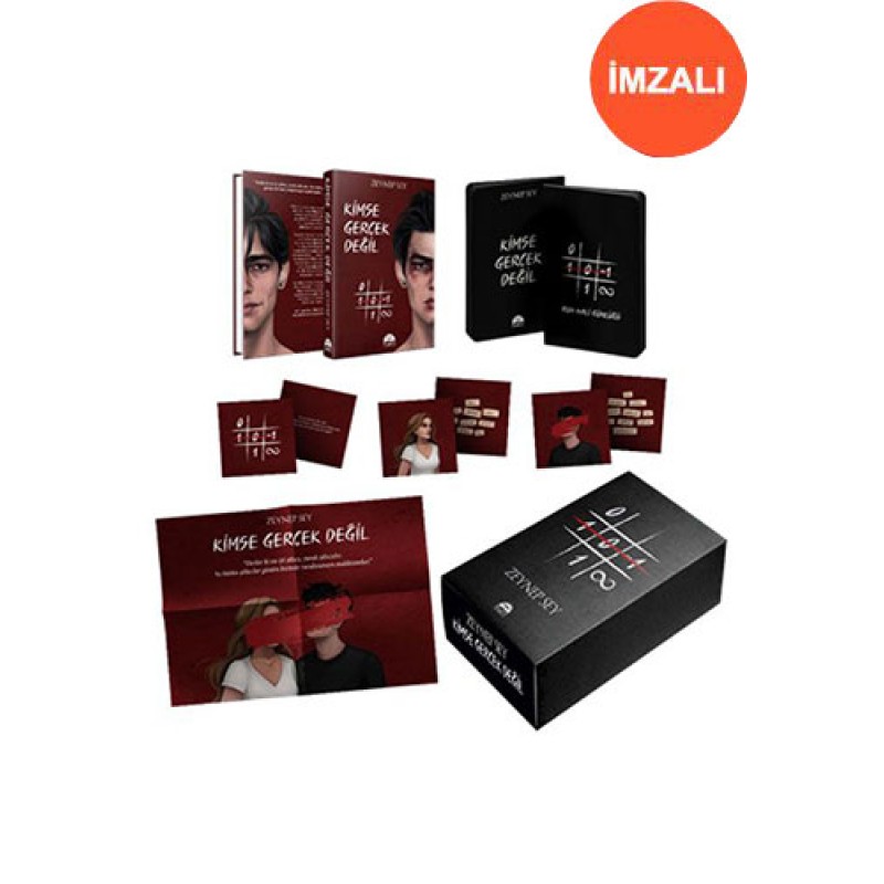 Kimse Gerçek Değil - Kutulu (Ciltli - İmzalı) Kimse Gerçek Değil - Kutulu (Ciltli - İmzalı)