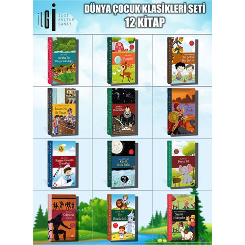 Dünya Çocuk Klasikleri Seti -12 Kitap Dünya Çocuk Klasikleri Seti -12 Kitap