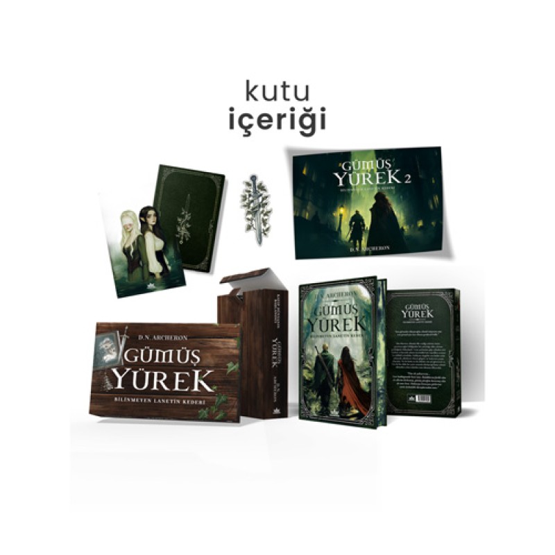 Gümüş Yürek 2 - Bilinmeyen Lanetin Kederi (Ciltli - Özel Kutulu Set) Gümüş Yürek 2 - Bilinmeyen Lanetin Kederi (Ciltli - Özel Kutulu Set)
