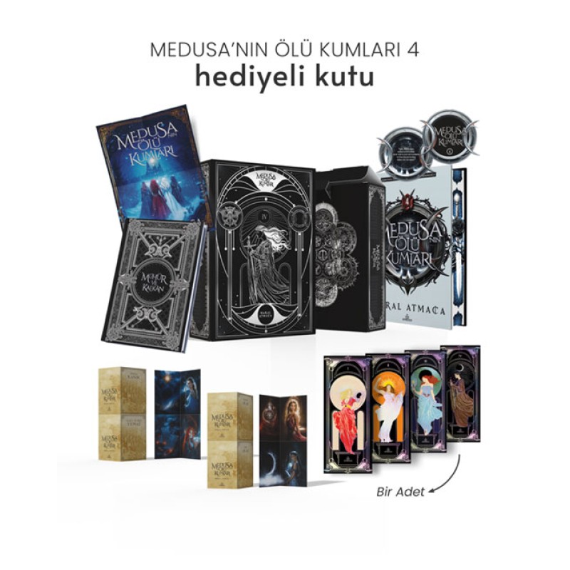 Medusa’nın Ölü Kumları 4 - Hediyeli Kutu (Yan Boyamalı - Ciltli) Medusa’nın Ölü Kumları 4 - Hediyeli Kutu (Yan Boyamalı - Ciltli)