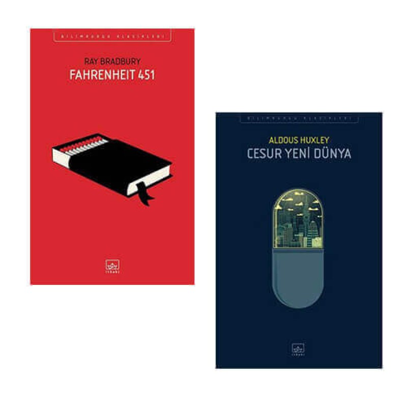 Fahrenheit 451 - Cesur Yeni Dünya (2 Kitap Takım) Fahrenheit 451 - Cesur Yeni Dünya (2 Kitap Takım)