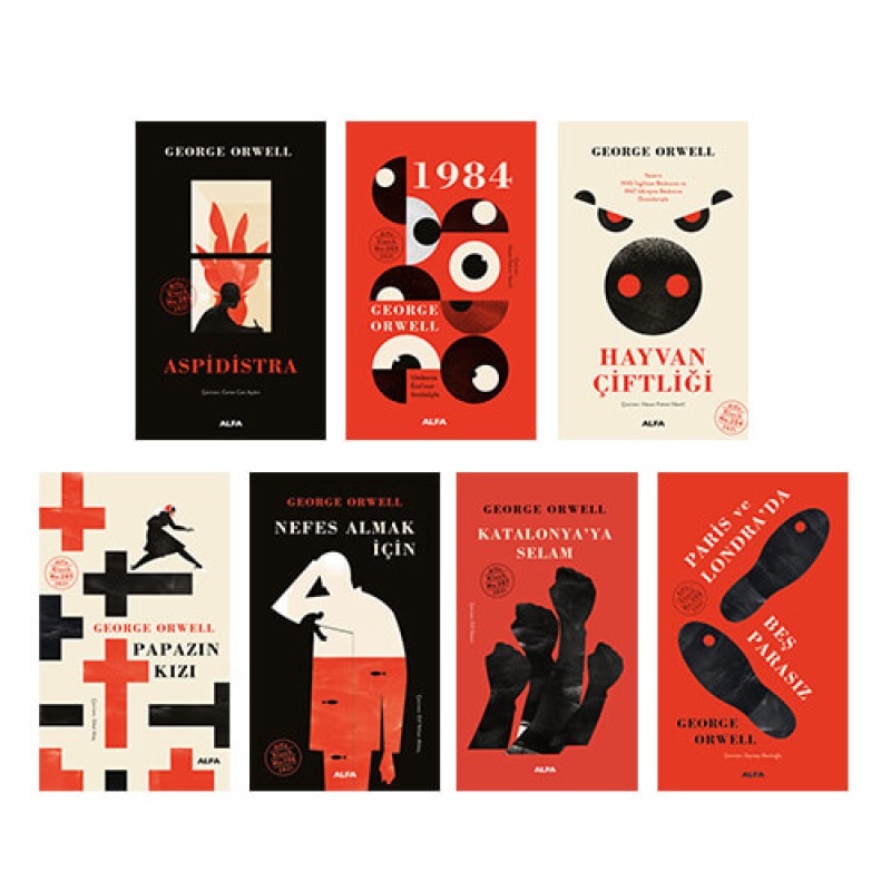 George Orwell Seti - 7 Kitap Takım George Orwell Seti - 7 Kitap Takım