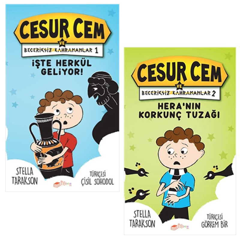 Cesur Cem ve Beceriksiz Kahramanlar Seti - 2 Kitap Takım (Ciltli) Cesur Cem ve Beceriksiz Kahramanlar Seti - 2 Kitap Takım (Ciltli)