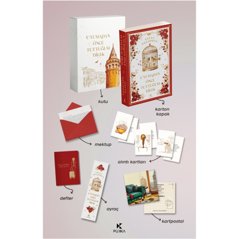 Uyumadan Önce Tuttuğum Dilek - 1 (Karton Kutu Set) Uyumadan Önce Tuttuğum Dilek - 1 (Karton Kutu Set)