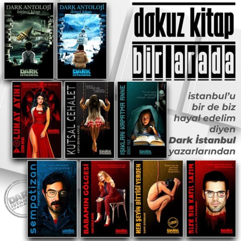 Dark İstanbul Seti - 9 Kitap Takım Dark İstanbul Seti - 9 Kitap Takım