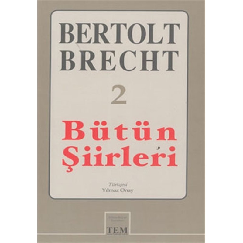 Bütün Şiirleri 2 Bütün Şiirleri 2