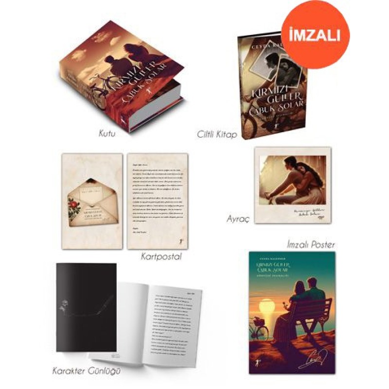 Kırmızı Güller Çabuk Solar - Günyüzü Vesikalığı Özel Kutulu Set (Ciltli - İmzalı) Kırmızı Güller Çabuk Solar - Günyüzü Vesikalığı Özel Kutulu Set (Ciltli - İmzalı)