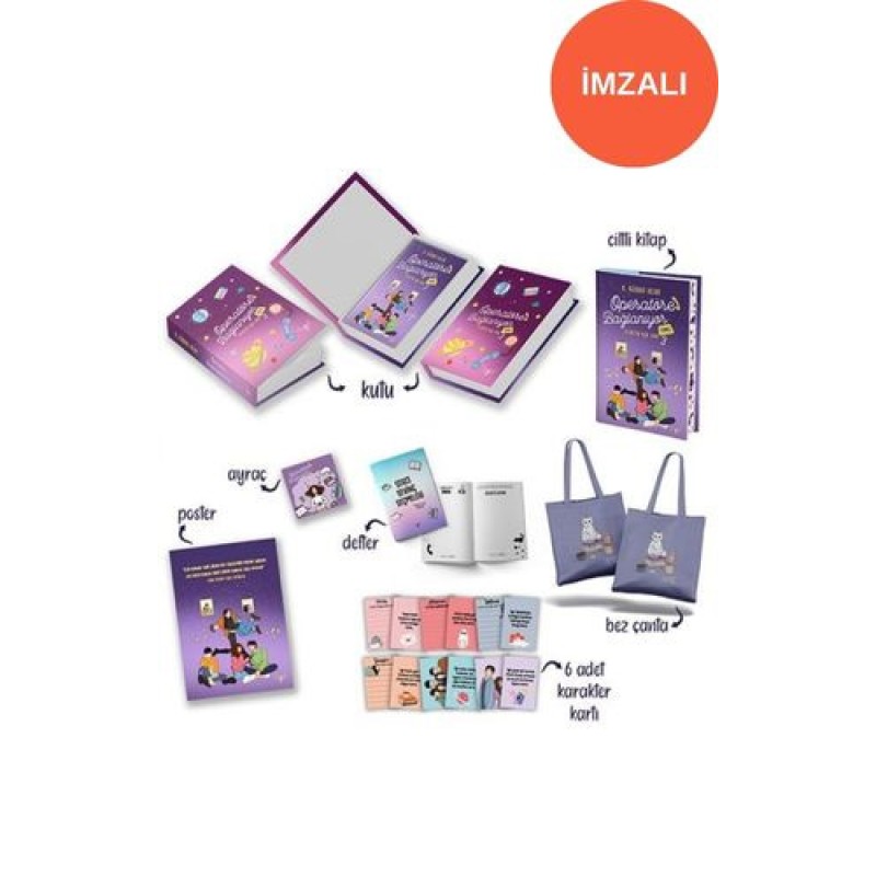Operatöre Bağlanıyorsunuz 3 - Ufukta Aşk Var - Kutulu Set (Ciltli - İmzalı) Operatöre Bağlanıyorsunuz 3 - Ufukta Aşk Var - Kutulu Set (Ciltli - İmzalı)