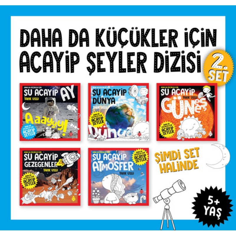 Daha Da Küçükler İçin Acayip Şeyler Dizisi (2. Set) - 5 Kitap Takım