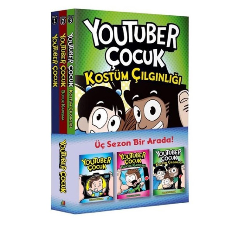 Youtuber Çocuk Seti - 3 Kitap Takım Youtuber Çocuk Seti - 3 Kitap Takım