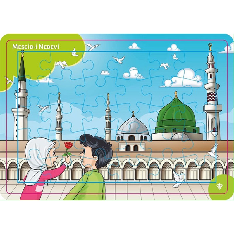 4-6 Yaş Değerli Mekanlar Mescidi Nebevi Puzzle