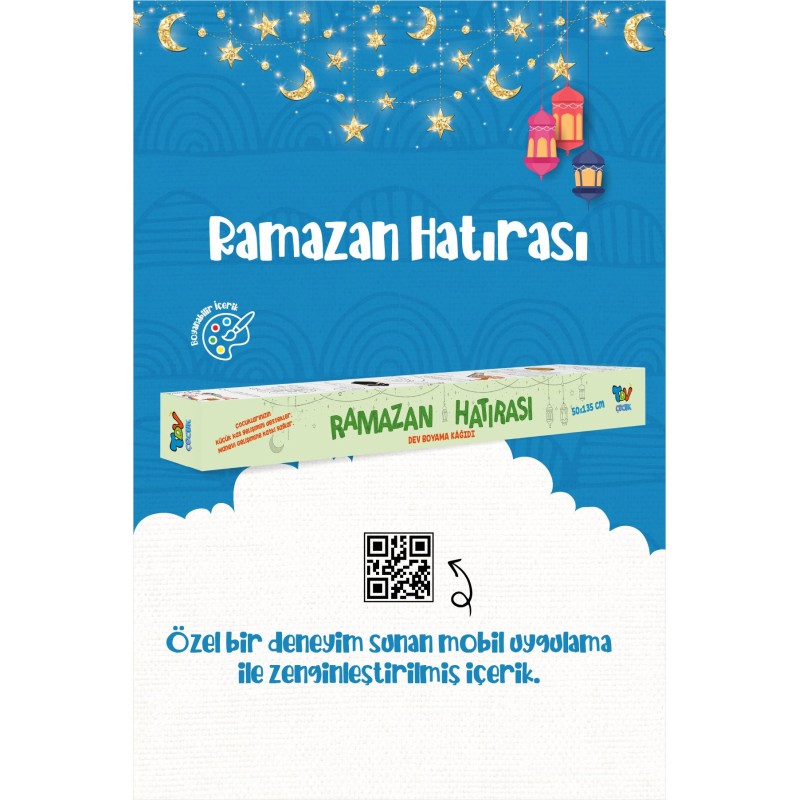 Ramazan Hatırası Dev Boyama Kağıdı Ramazan Hatırası Dev Boyama Kağıdı
