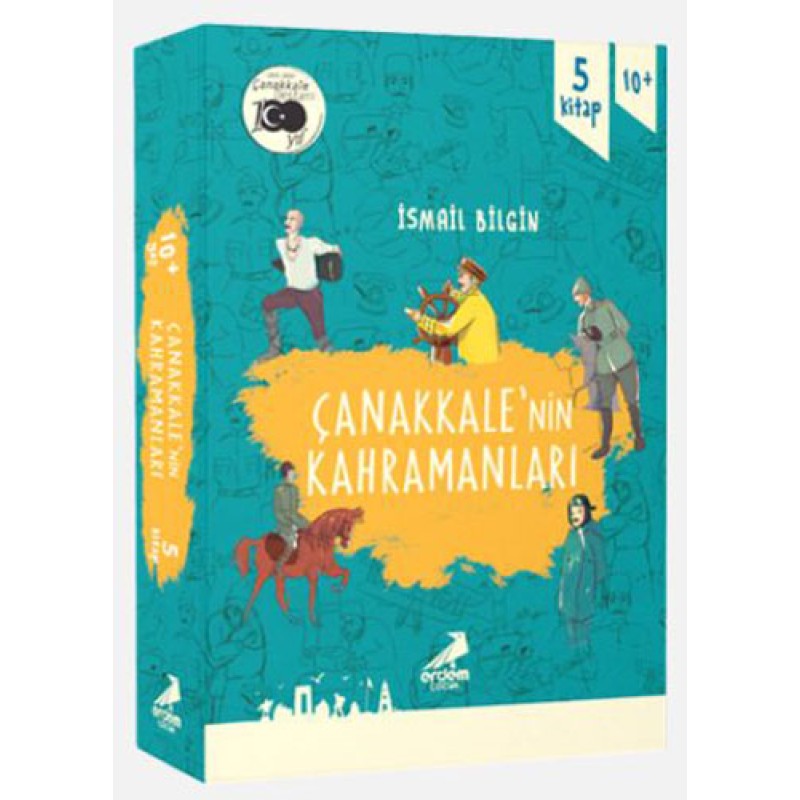 Çanakkale’nin Kahramanları - (5 Kitap Takım)