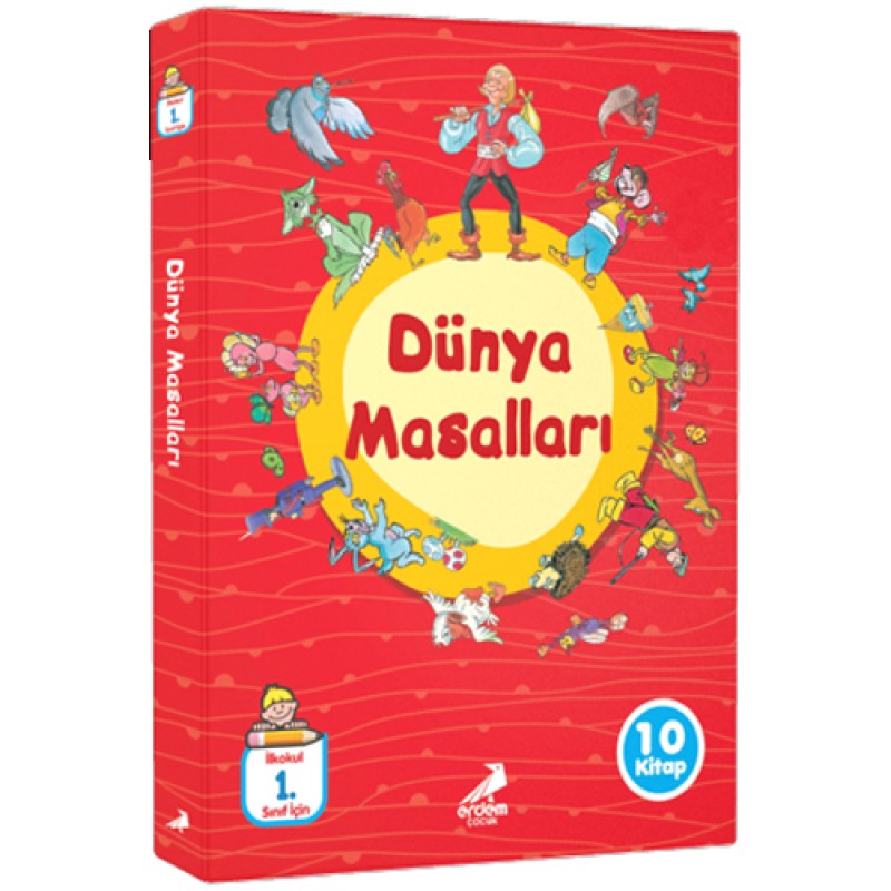 Düz Yazılı Dünya Masalları Set -10 Kitap Takım Düz Yazılı Dünya Masalları Set -10 Kitap Takım