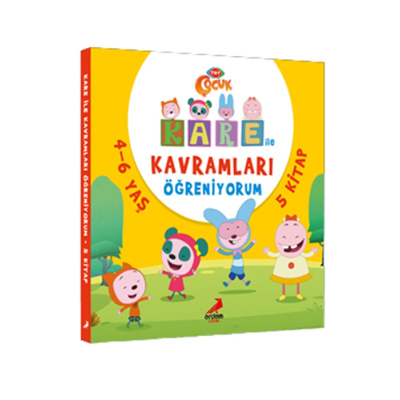 Kare ile Kavramları Öğreniyorum Seti - 5 Kitap Takım Kare ile Kavramları Öğreniyorum Seti - 5 Kitap Takım