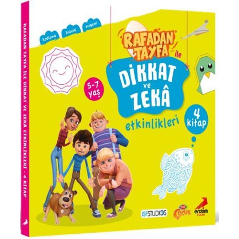 Rafadan Tayfa ile Dikkat ve Zeka Etkinlikleri Seti - 4 Kitap Takım Rafadan Tayfa ile Dikkat ve Zeka Etkinlikleri Seti - 4 Kitap Takım
