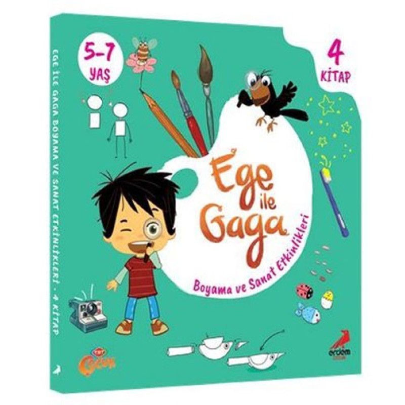 Ege ile Gaga - Boyama ve Sanat Etkinlikleri - 4 Kitap Takım Ege ile Gaga - Boyama ve Sanat Etkinlikleri - 4 Kitap Takım