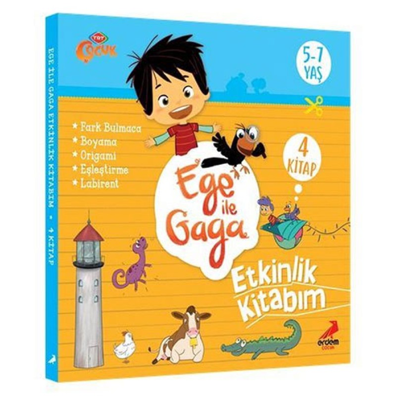 Ege ile Gaga Etkinlik Kitabım Seti - 4 Kitap Takım Ege ile Gaga Etkinlik Kitabım Seti - 4 Kitap Takım