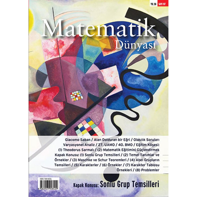 Matematik Dünyası Dergisi Sayı:117 Matematik Dünyası Dergisi Sayı:117