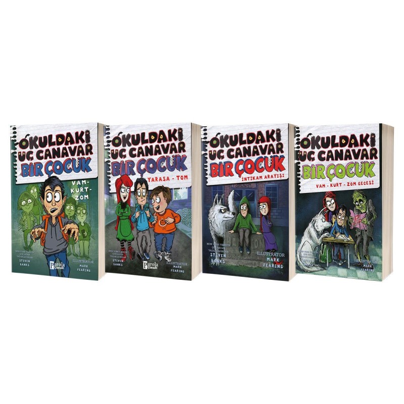 Okuldaki Üç Canavar Bir Çocuk Serisi Seti
