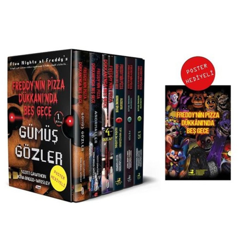Freddy Pizza Dükkanı Seti - 6 Kitap Takım (Poster Hediyeli) Freddy Pizza Dükkanı Seti - 6 Kitap Takım (Poster Hediyeli)