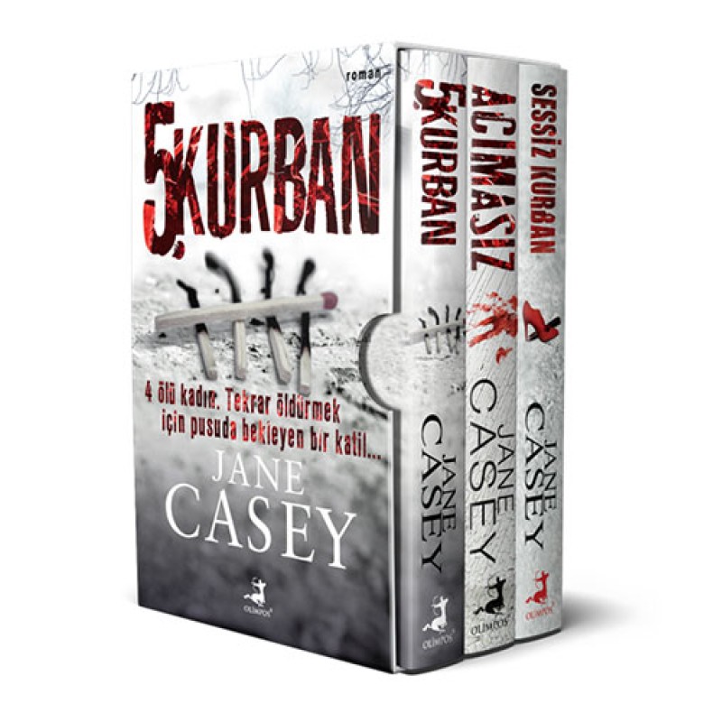 Jane Casey Maeve Kerrigan Serisi 1 - Kutulu Set Jane Casey Maeve Kerrigan Serisi 1 - Kutulu Set