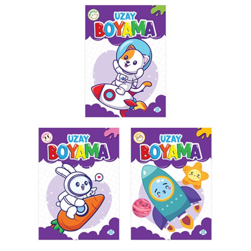 Uzay Boyama Seti (3 Kitap Takım) Uzay Boyama Seti (3 Kitap Takım)