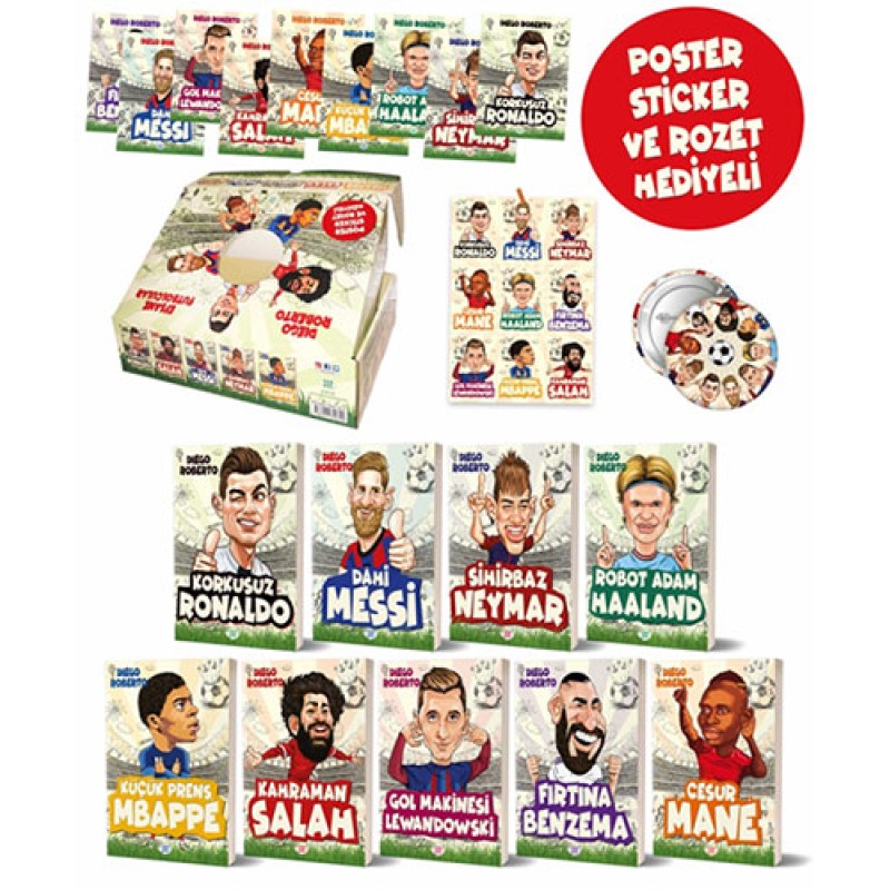 Efsane Futbolcular Kutulu Set (9 Kitap Takım) Efsane Futbolcular Kutulu Set (9 Kitap Takım)