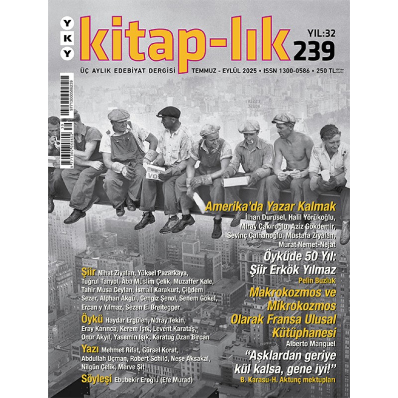 Kitap-lık 239 / Temmuz – Eylül 2025 Kitap-lık 239 / Temmuz – Eylül 2025