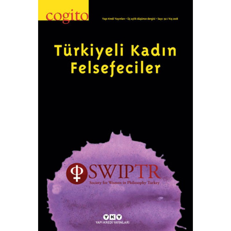 Cogito Sayı 92 - Türkiyeli Kadın Felsefeciler Cogito Sayı 92 - Türkiyeli Kadın Felsefeciler