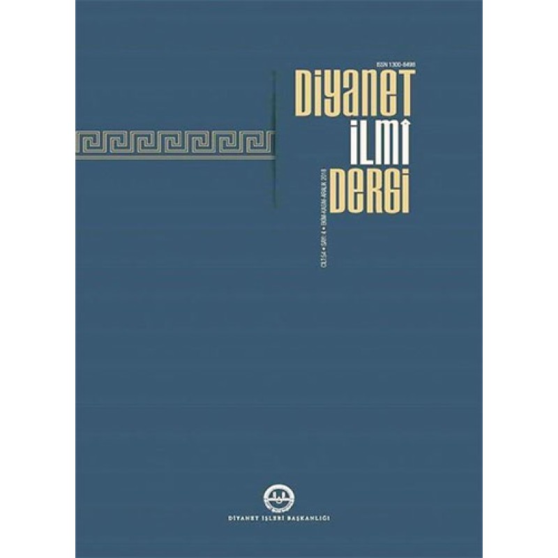 Diyanet İlmi Dergi Diyanet İlmi Dergi