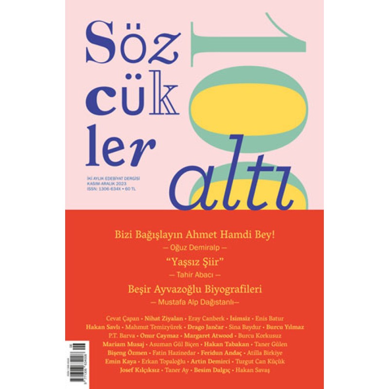 Sözcükler Dergisi Sayı - 106 Kasım-Aralık 2023 Sözcükler Dergisi Sayı - 106 Kasım-Aralık 2023