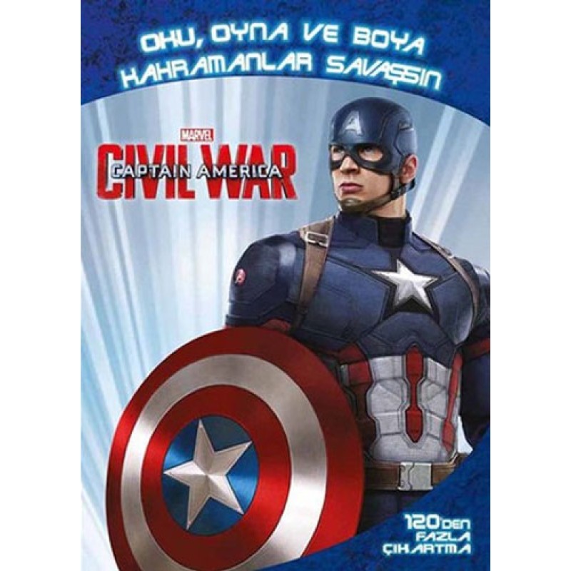 Marvel Captain America Civil War - Oku, Oyna ve Boya Kahramanlar Savaşsın Marvel Captain America Civil War - Oku, Oyna ve Boya Kahramanlar Savaşsın