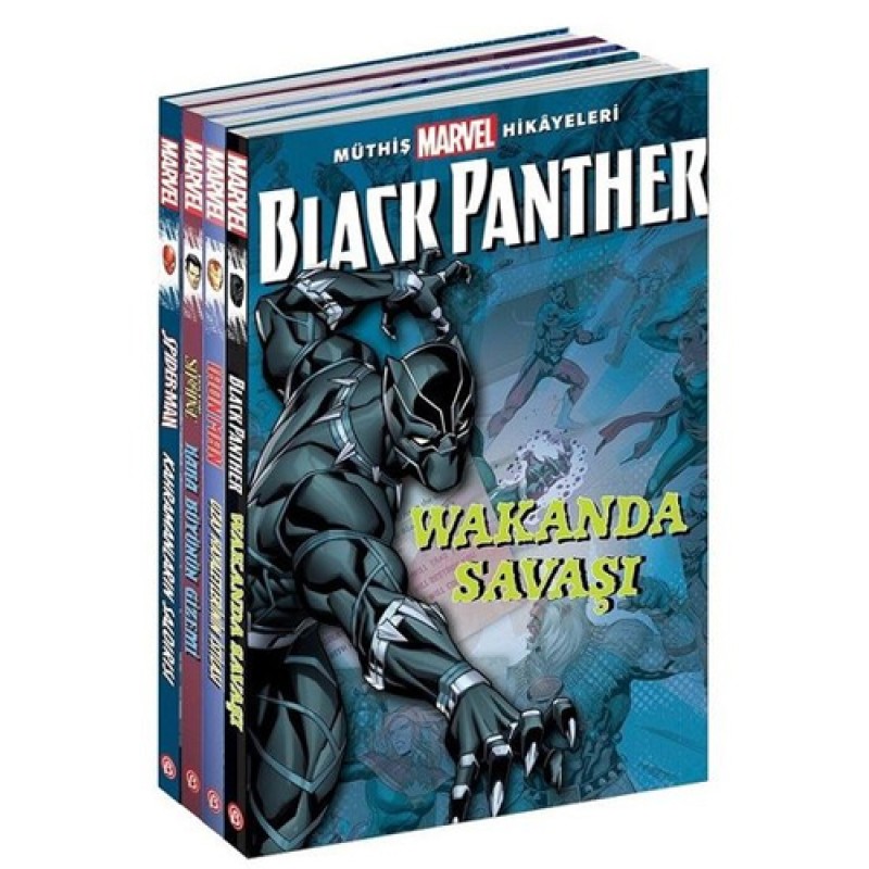 Müthiş Marvel Hikayeleri Seti - 4 Kitap Takım