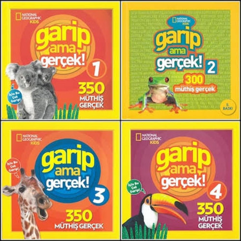 National Geographic Kids - Garip Ama Gerçek Seti (4 Kitap Takım) National Geographic Kids - Garip Ama Gerçek Seti (4 Kitap Takım)