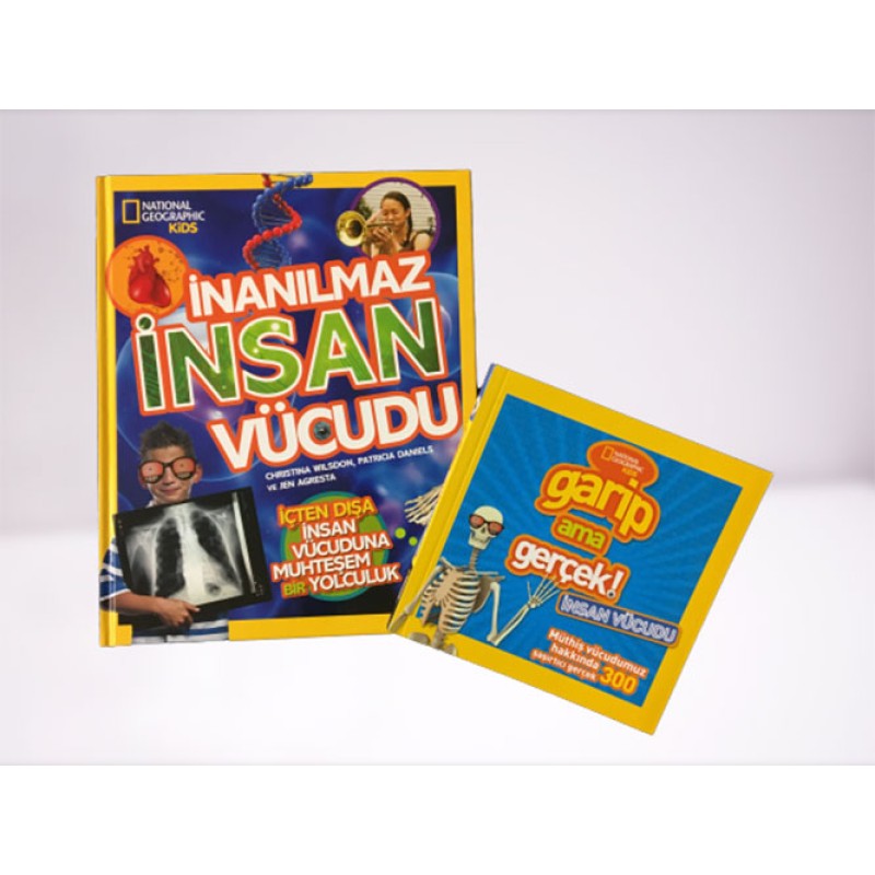 National Geographic Kids İnanılmaz İnsan Vücudu Seti - 2 Kitap Takım National Geographic Kids İnanılmaz İnsan Vücudu Seti - 2 Kitap Takım