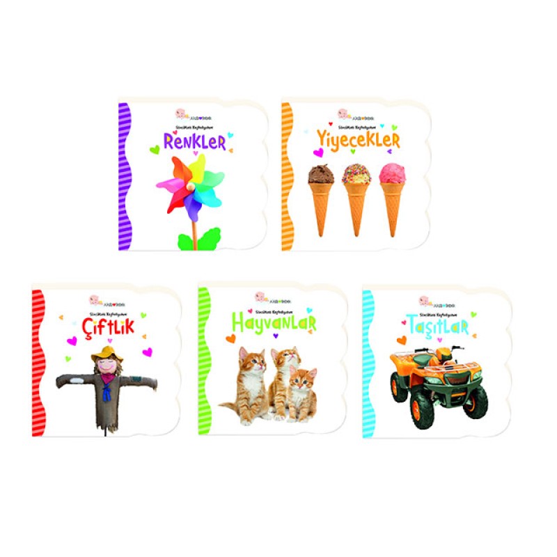 Akıllı Bebek - Sözcükleri Keşfediyorum Board Book 5 Kitap Set