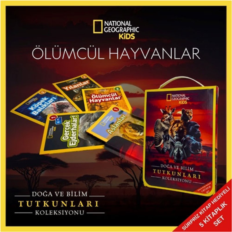 National Geographic Kids - Ölümcül Hayvanlar Koleksiyonu National Geographic Kids - Ölümcül Hayvanlar Koleksiyonu