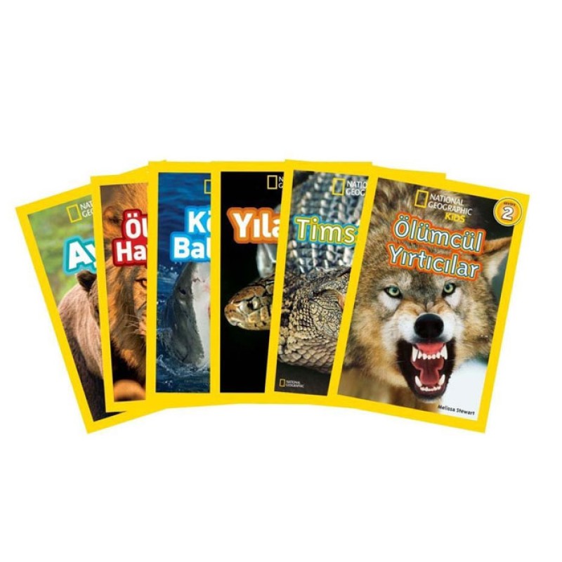 National Geographic Vahşi Hayvanlar Seti - 6 Kitap Takım National Geographic Vahşi Hayvanlar Seti - 6 Kitap Takım