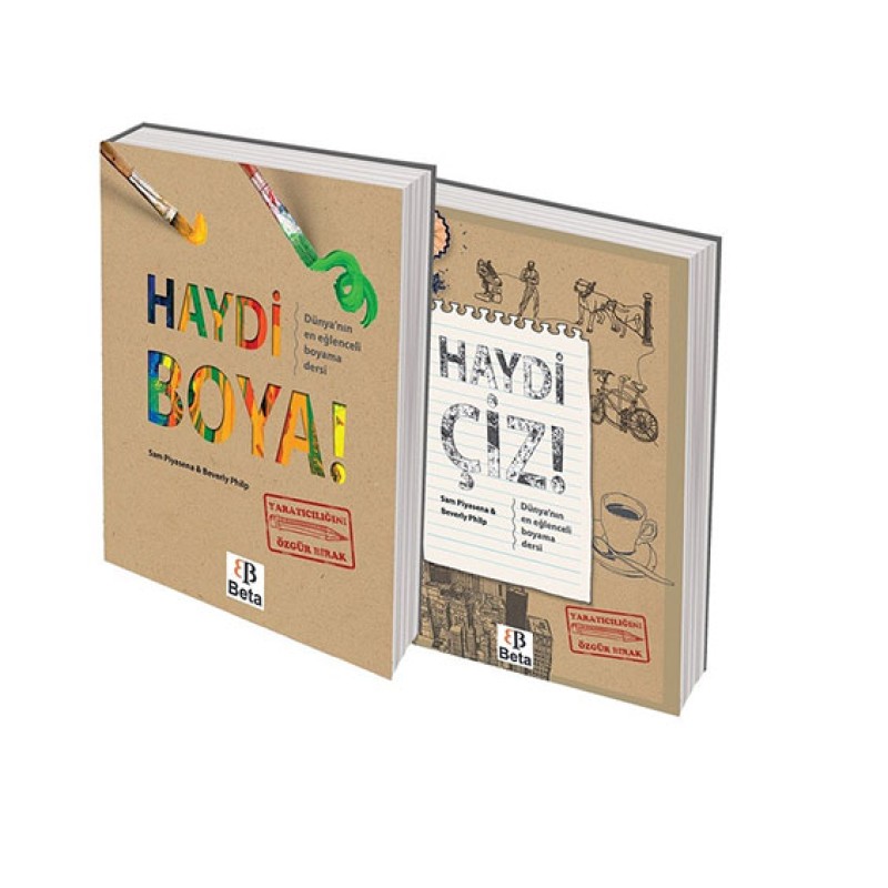 Haydi Boya Çiz Seti-2 Kitap Takım (Ciltli) Haydi Boya Çiz Seti-2 Kitap Takım (Ciltli)