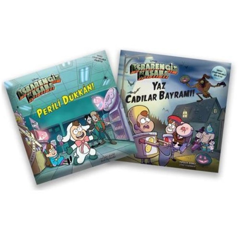 Disney Esrarengiz Kasaba Çıkartmalı Hikaye Seti - 2 Kitap Takım Disney Esrarengiz Kasaba Çıkartmalı Hikaye Seti - 2 Kitap Takım