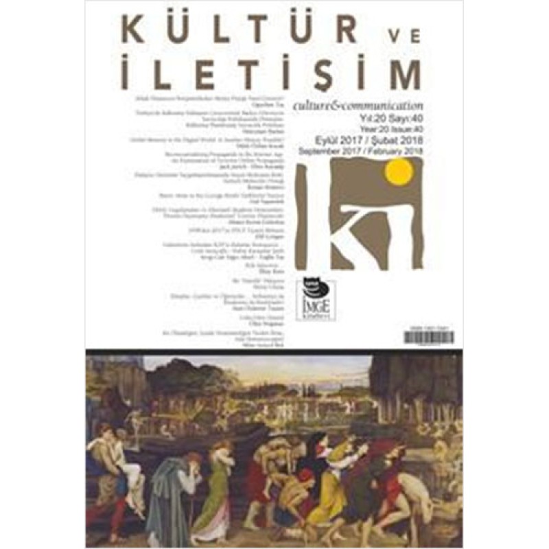 Kültür ve İletişim Sayı: 40 Kültür ve İletişim Sayı: 40