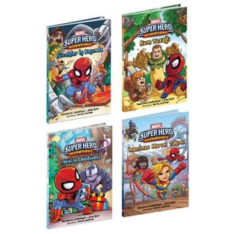 Marvel Super Hero Maceraları Seti - 4 Kitap Takım Marvel Super Hero Maceraları Seti - 4 Kitap Takım