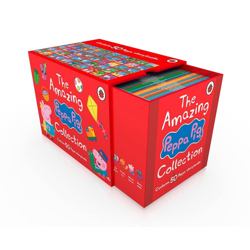 Peppa Pig The Amazing Collection 1-50 Red Box Peppa Pig The Amazing Collection 1-50 Red Box
