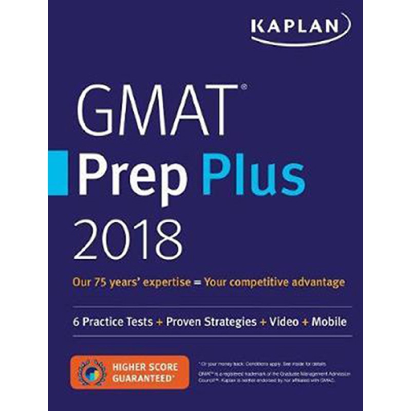 GMAT Prep Plus 2018 GMAT Prep Plus 2018