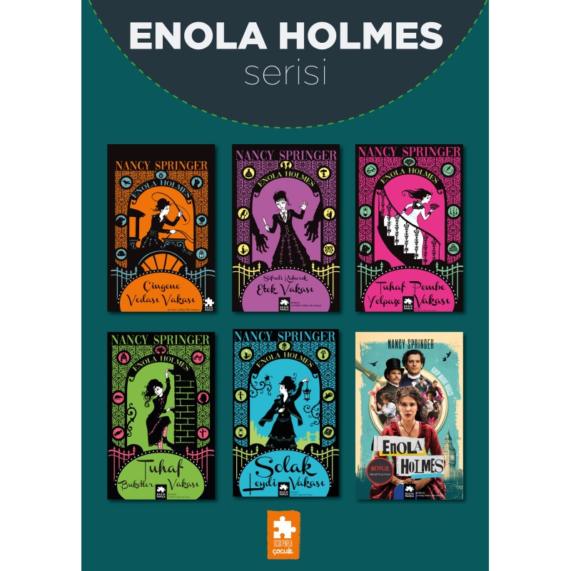 Enola Holmes - 6 Kitaplık Set Enola Holmes - 6 Kitaplık Set