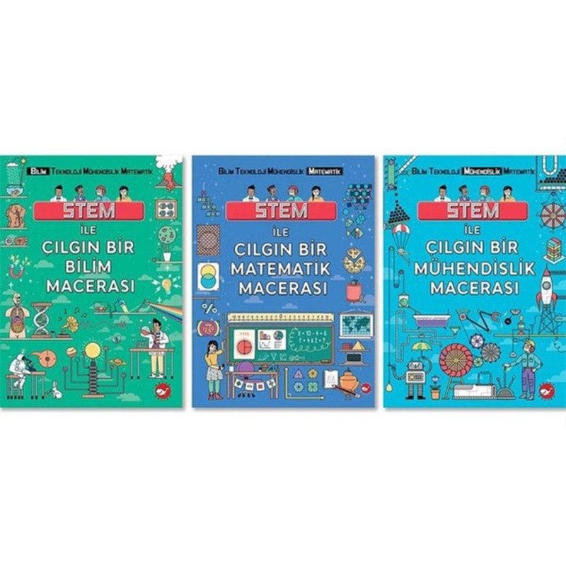 Stem ile Çılgın Maceralar Seti - 3 Kitap Takım Stem ile Çılgın Maceralar Seti - 3 Kitap Takım