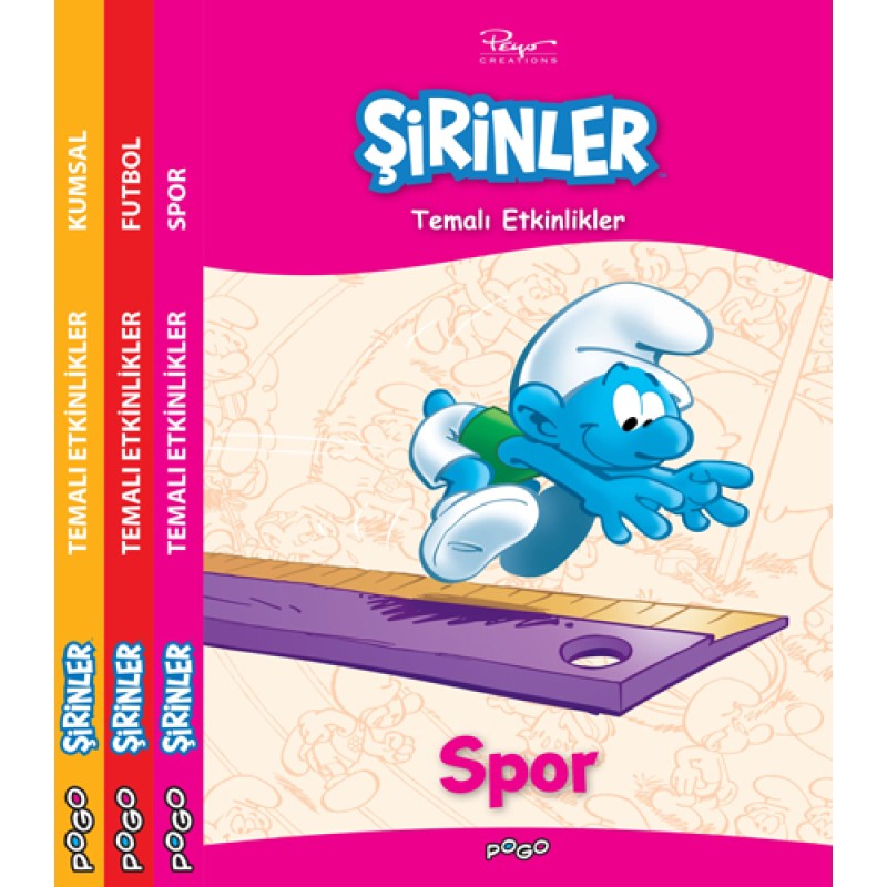 Şirinler Temalı Aktiviteler Seti - 3 Kitap Takım Şirinler Temalı Aktiviteler Seti - 3 Kitap Takım