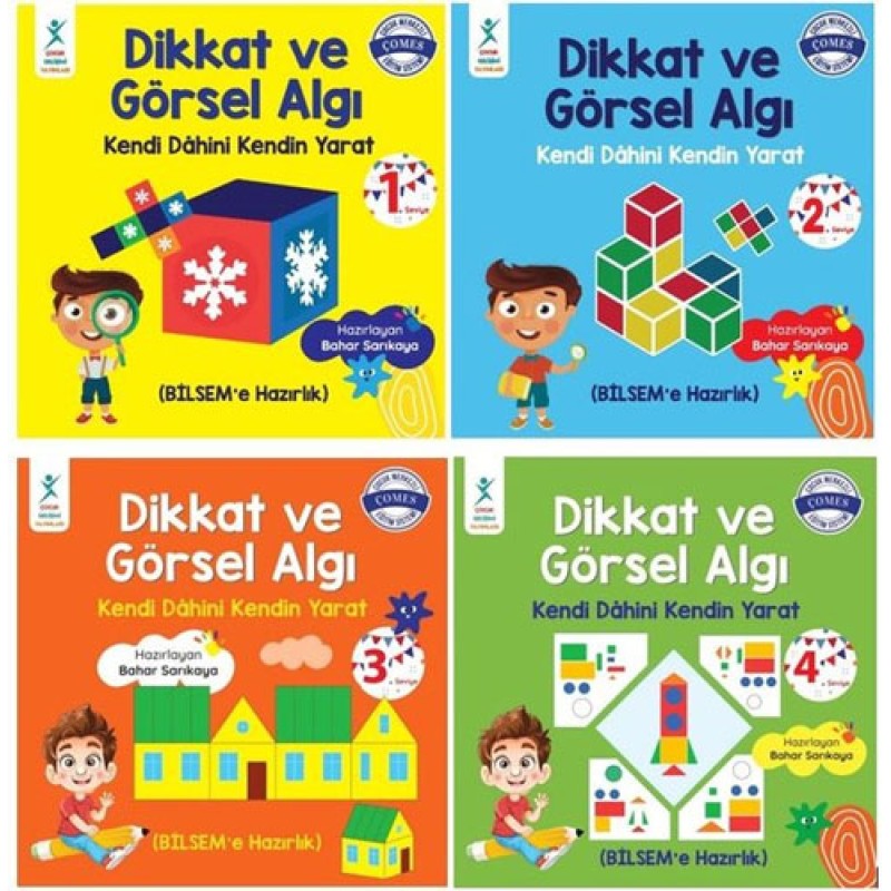 Dikkat ve Görsel Algı Evde Eğitim Seti Dikkat ve Görsel Algı Evde Eğitim Seti