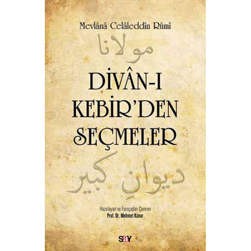 Divânı Kebir'den Seçmeler Divânı Kebir'den Seçmeler